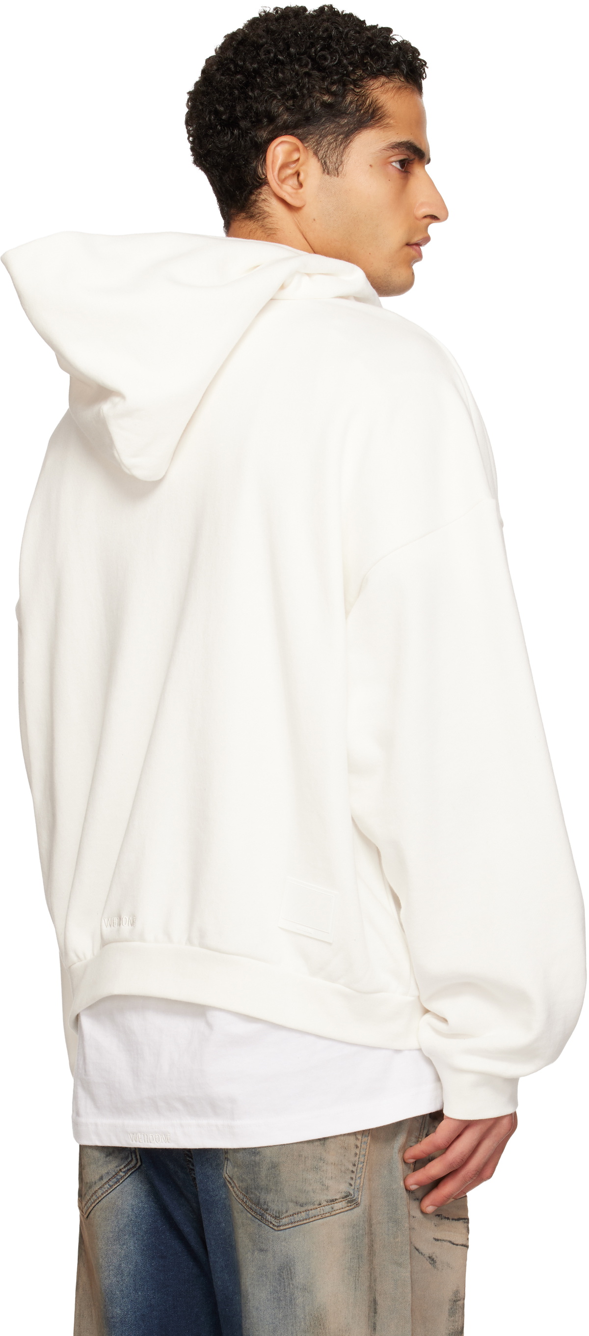 We11done White 'WE11DONE' Hoodie