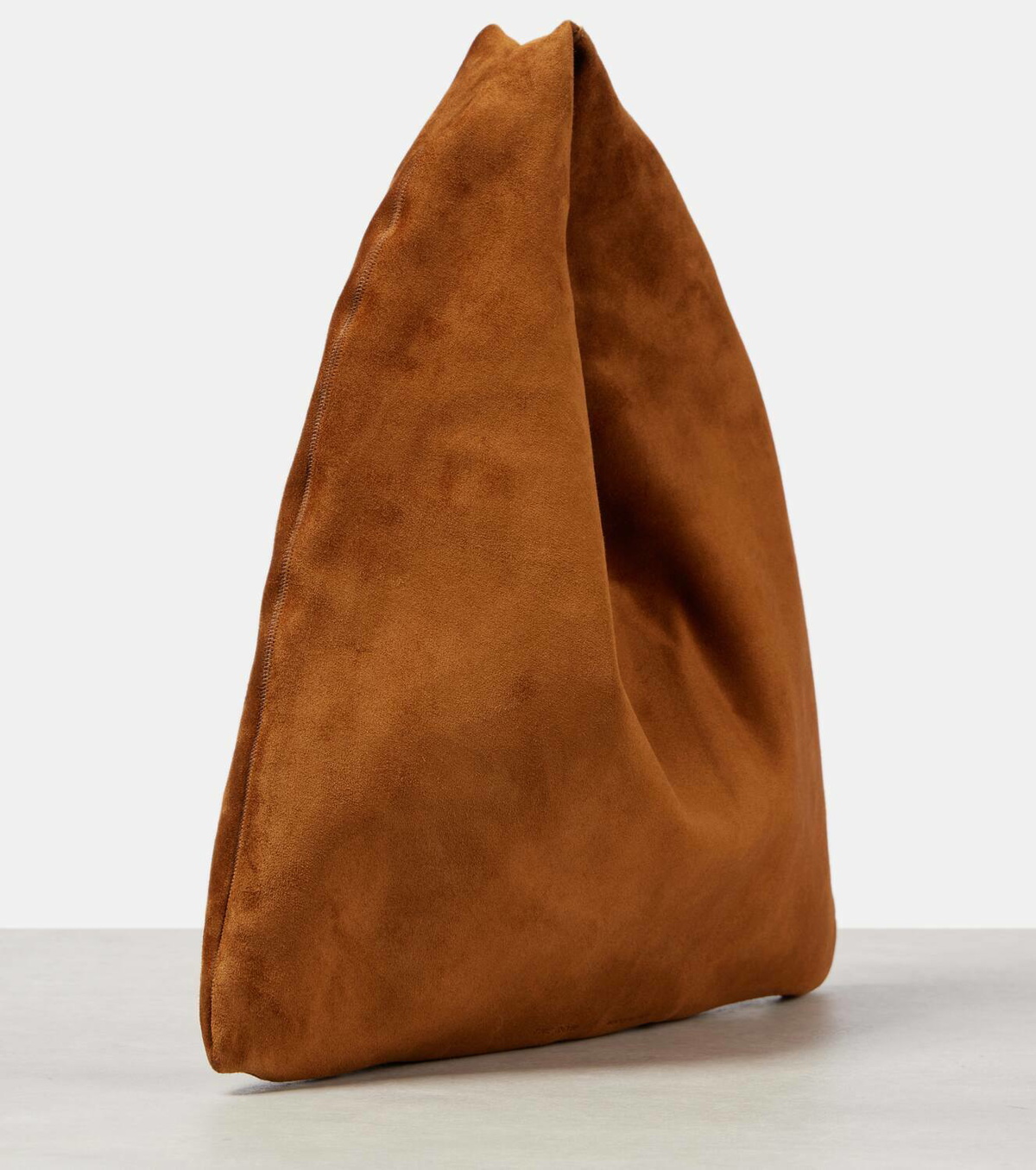 The Row Bindle Small suede tote bag The Row