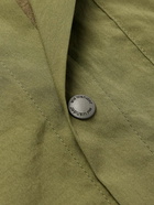 And Wander - Logo-Print THERMOLITE® Overshirt - Green