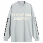 Fear of God Men's Relaxed Long Sleeve "Disciple" T-Shirt in Flint