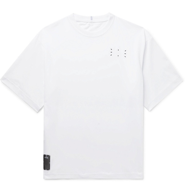Photo: MCQ - Appliquéd Printed Cotton-Jersey T-Shirt - White