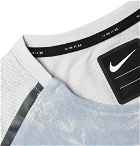 Nike Running - Tech Pack Stretch-Mesh Running T-Shirt - Light gray
