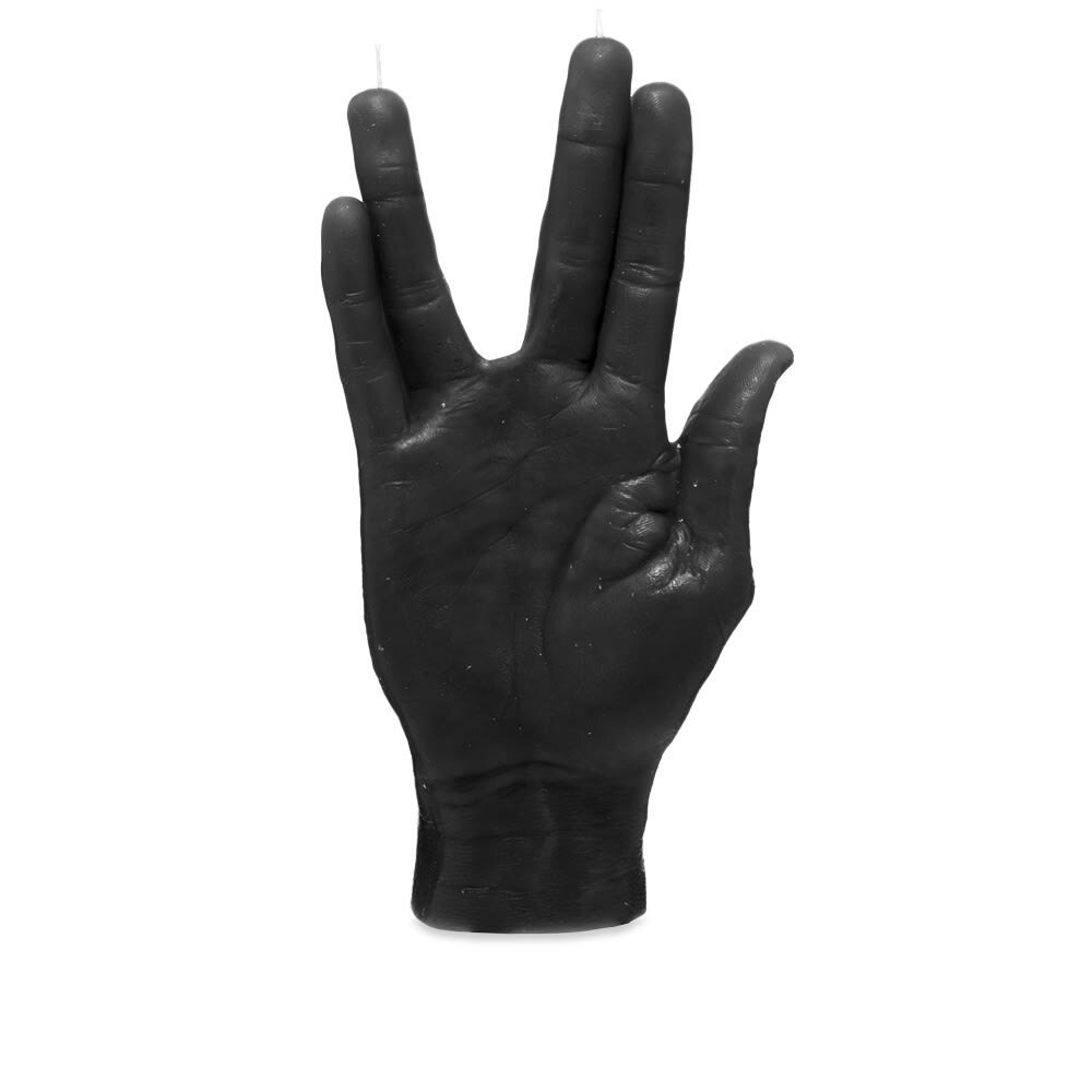 Candlehand Live Long and Prosper Candle in Black