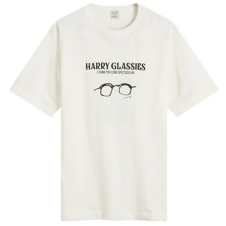 Photo: Ordinary Fits Men's Harry Printed T-Shirt in Off-White