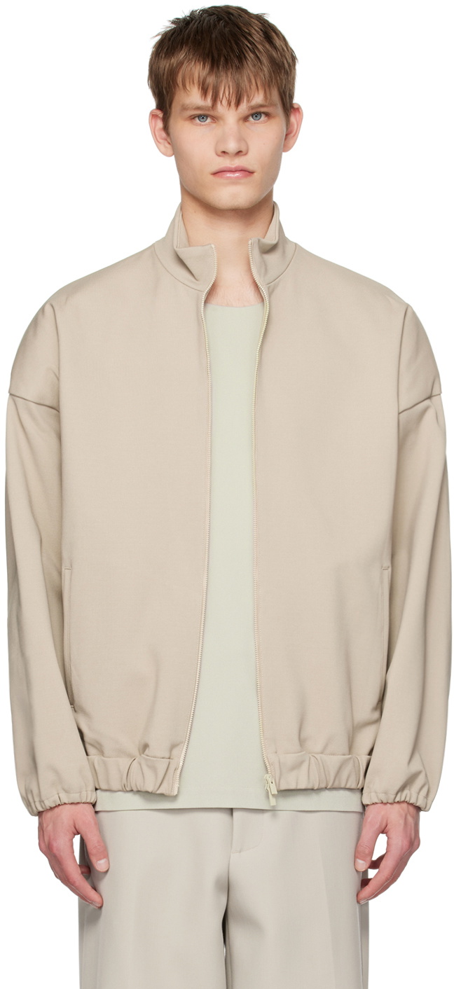 Fear of God Beige Embossed Track Jacket Fear Of God