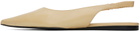 Proenza Schouler Beige Spike Slippers