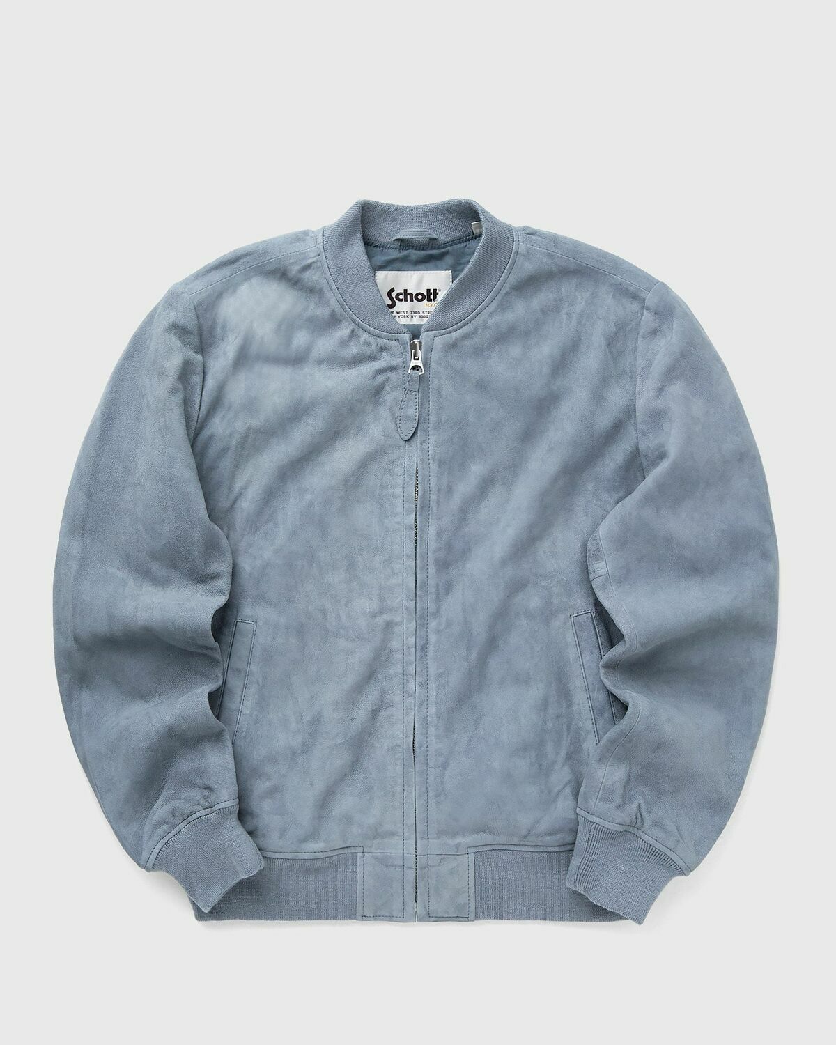 Schott NYC LC300 Jacket Blue Mens Bomber Jacket