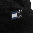 Tommy Jeans Men's Split Logo Bucket Hat in Black
