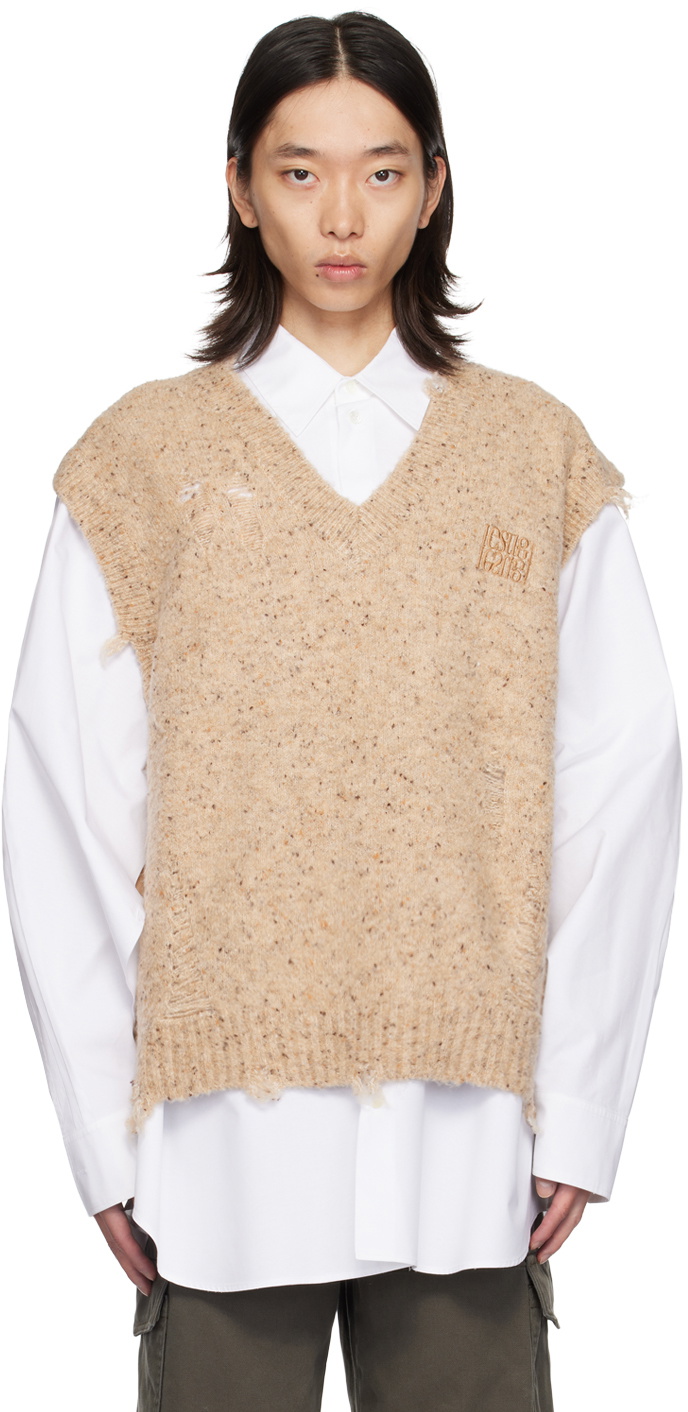 lesugiatelier Beige Missed Vest