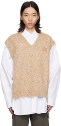 lesugiatelier Beige Missed Vest