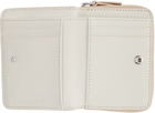 Marc Jacobs Beige 'The Punk Scribble Mini Compact' Wallet