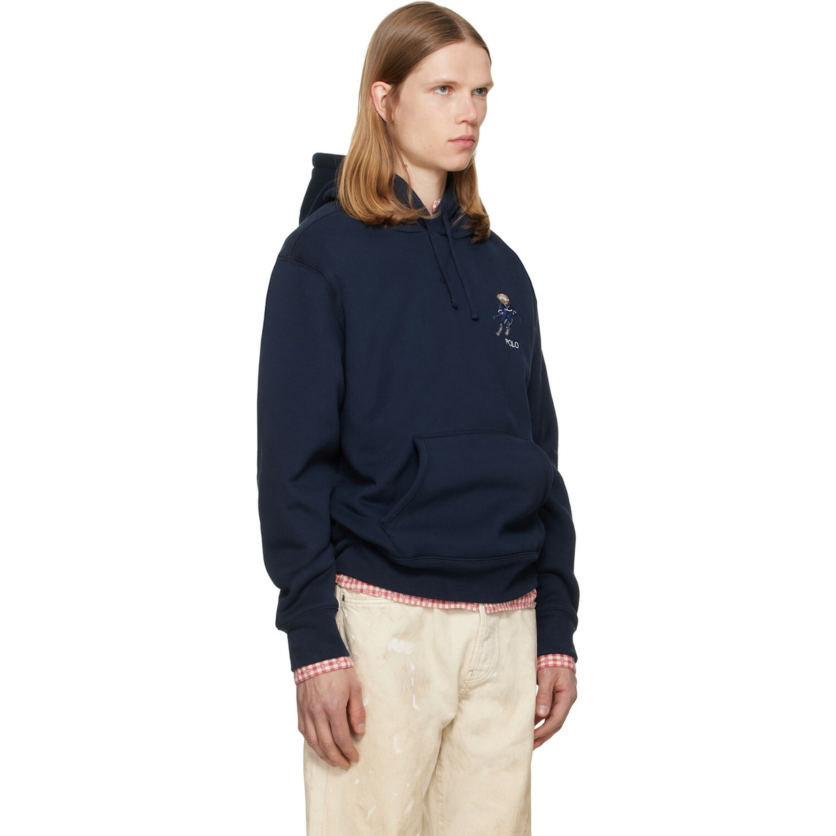 Polo Ralph Lauren Navy Polo Bear Skiier Hoodie