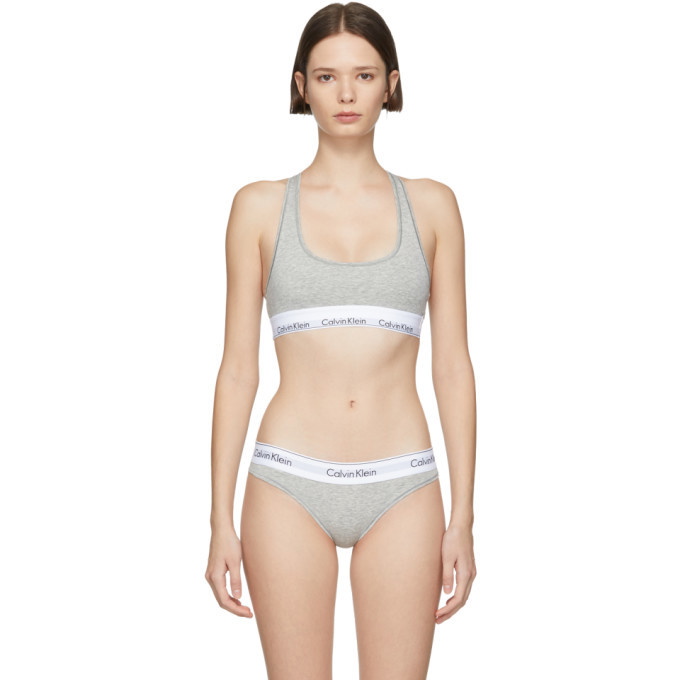 Photo: Calvin Klein Underwear Grey Modern Bralette