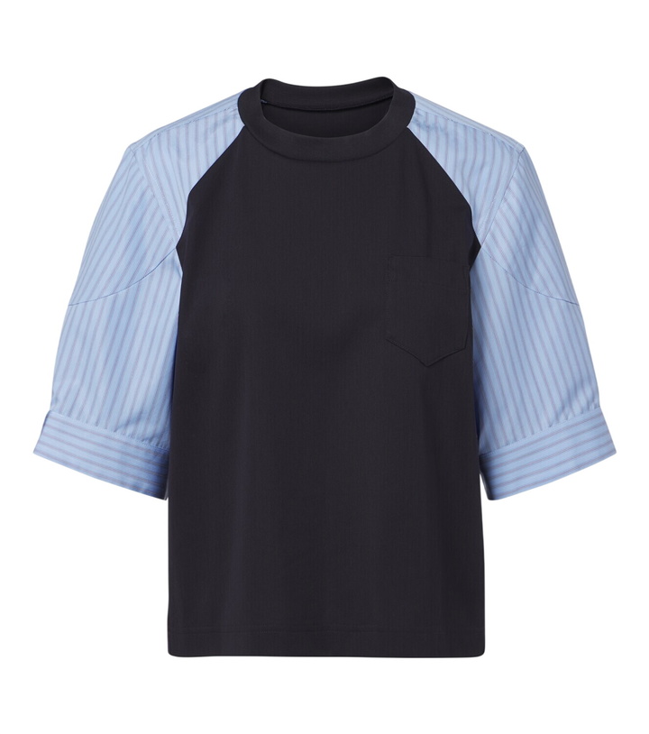 Photo: Sacai Striped cotton T-shirt