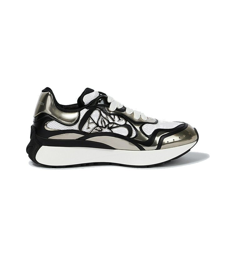 Photo: Alexander McQueen Sprint leather-trimmed sneakers