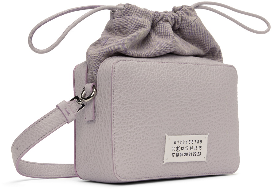 Maison Margiela Purple Logo Crossbody Bag