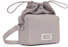 Maison Margiela Purple Logo Crossbody Bag
