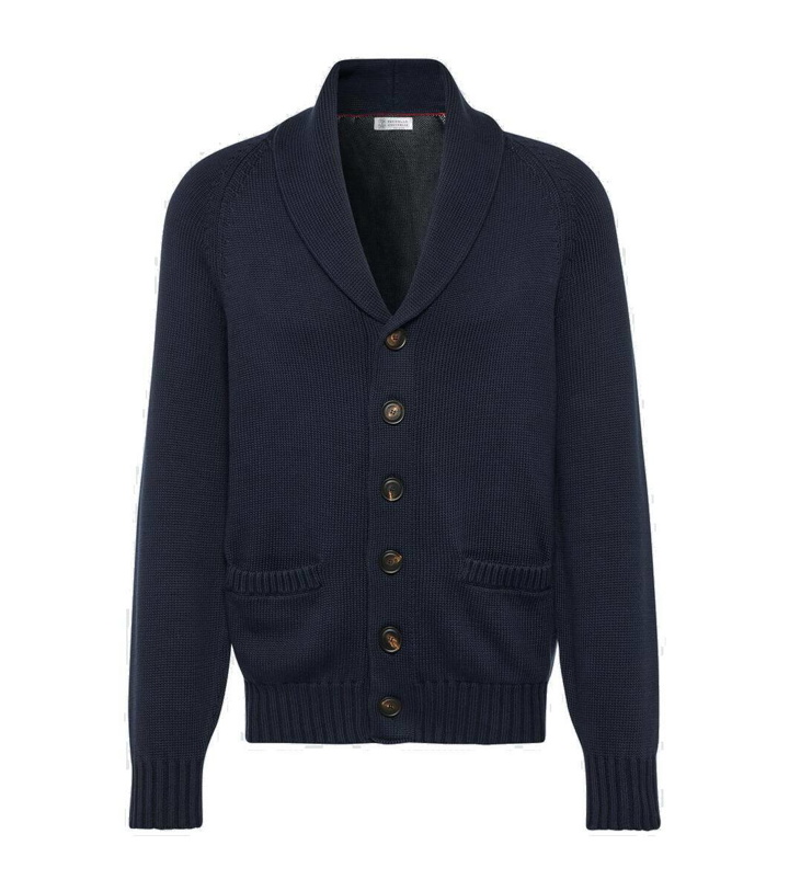 Photo: Brunello Cucinelli Cotton cardigan