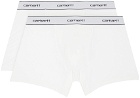 Carhartt Work In Progress Two-Pack White Cotton Boxers