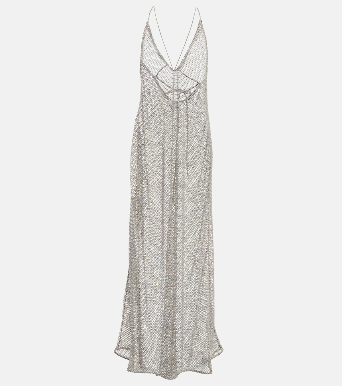 Ganni - Embellished mesh maxi dress GANNI Ganni - Embellished mesh maxi dress GANNI