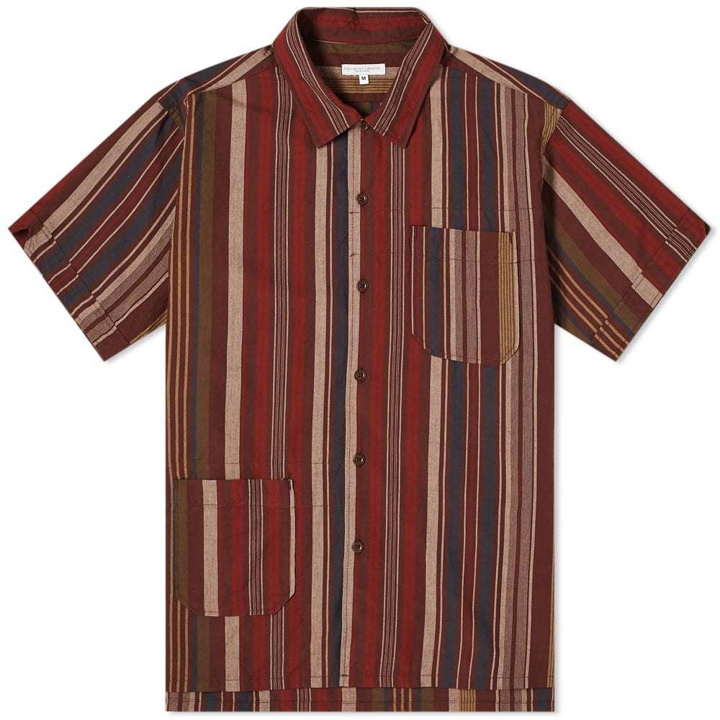 Photo: Engineered Garments Patchwork Stripe Camp Vacation Shirt