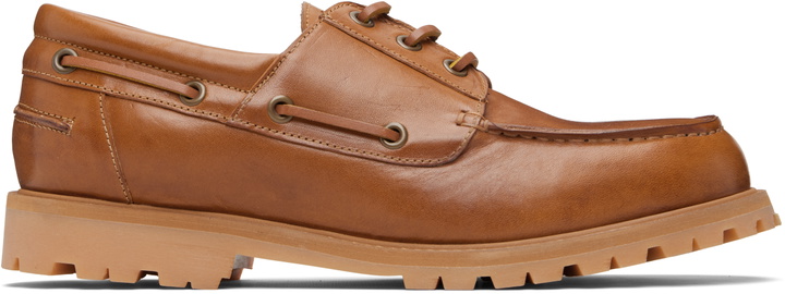 Photo: Studio Nicholson Tan Guston Leather Boat Shoes