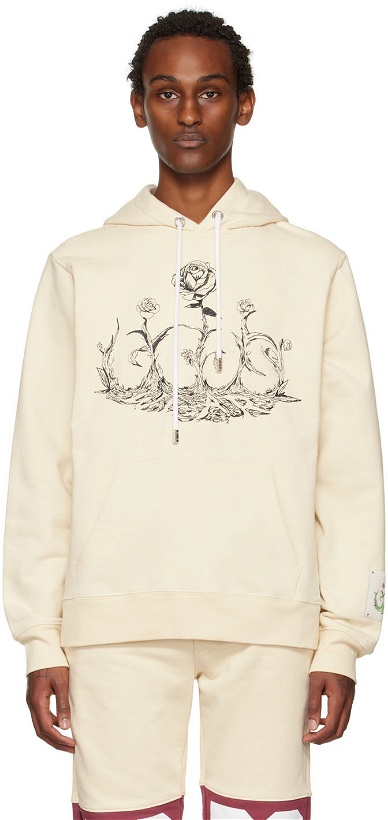 Photo: GCDS Off-White Roses Hoodie