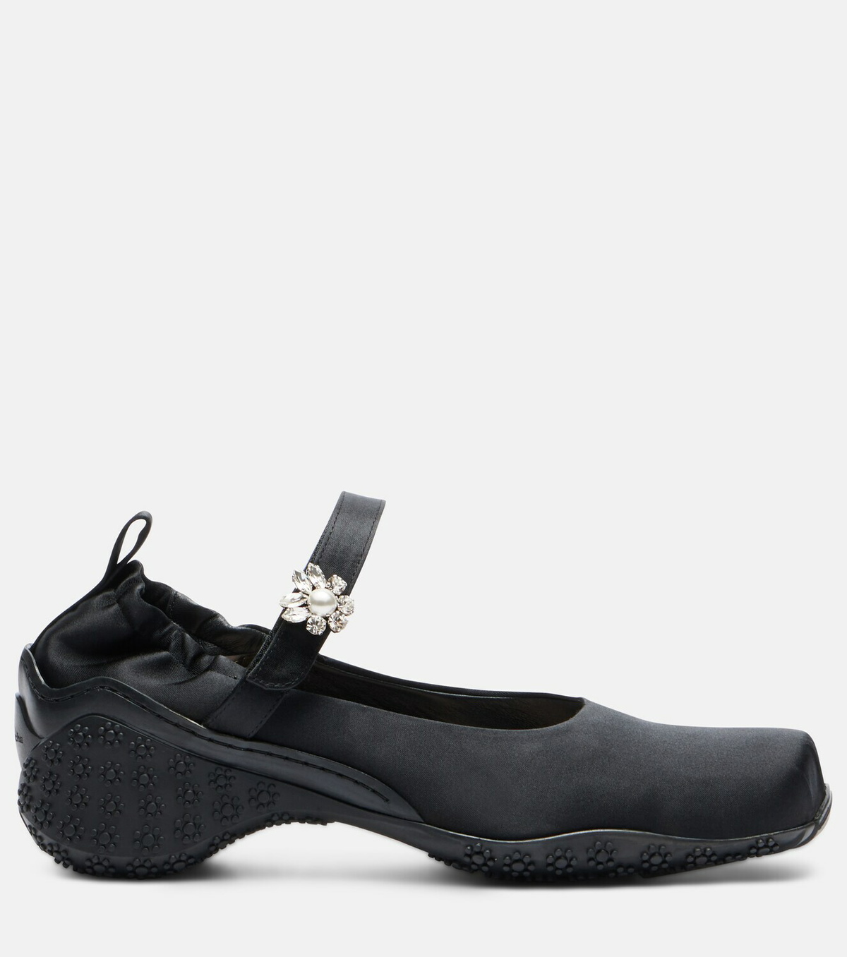 Simone Rocha Ballet Runner embellished ballet flats