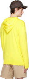 Moschino Yellow Double Smiley Hoodie