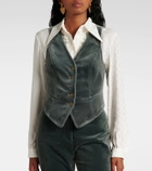Etro Velvet vest