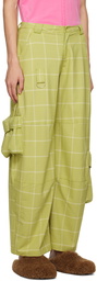 Collina Strada Green Check Trousers