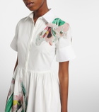 Erdem Floral cotton shirt dress