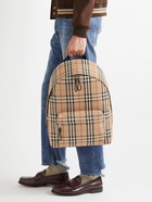 Burberry - Checked Cotton-Blend Backpack