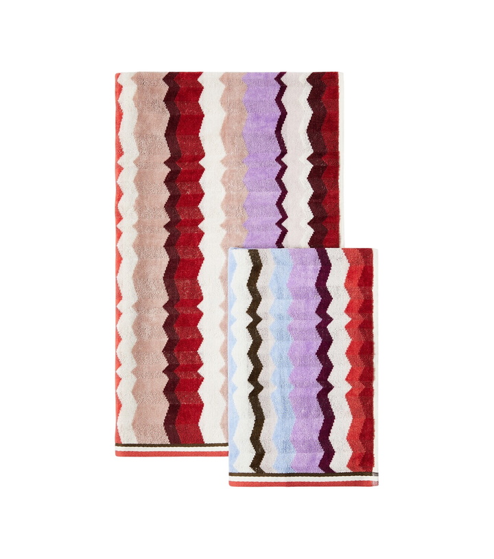 Photo: Missoni Eva Zigzag set of 2 cotton terry towels