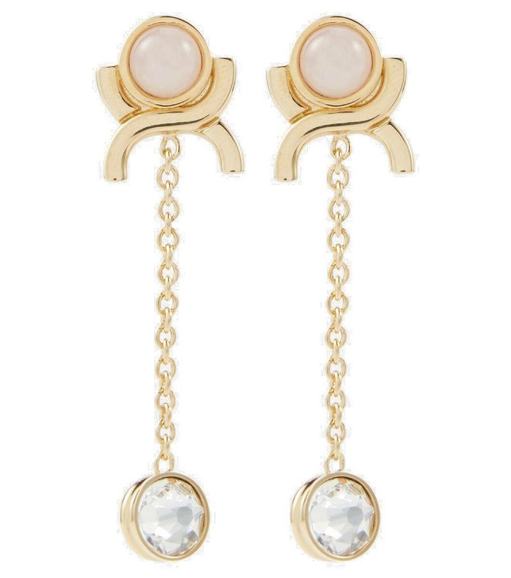 Photo: Chloé Crystal-embellished drop earrings