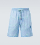 Vilebrequin Baie linen Bermuda shorts