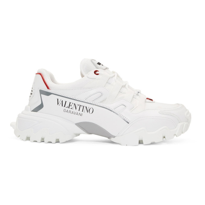 Photo: Valentino White Valentino Garavani VLogo Climbers Sneakers