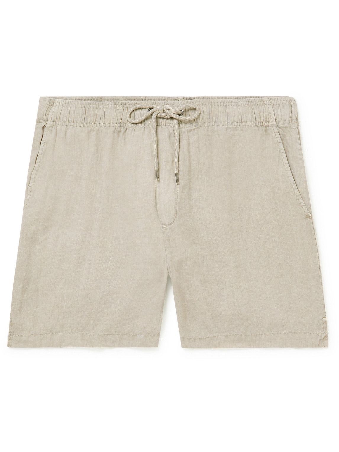 James Perse - Linen Drawstring Shorts - Gray James Perse