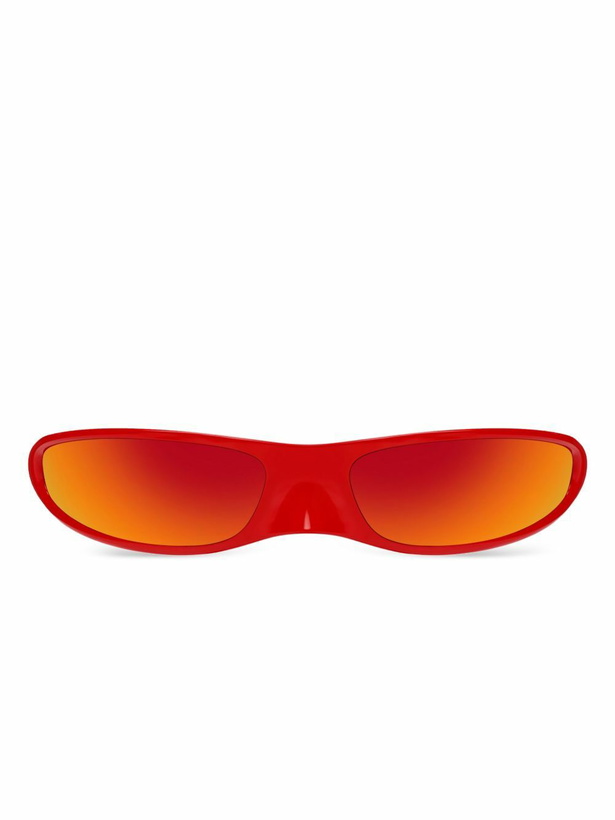 Photo: Balenciaga Eyewear Red Blade Sunglasses