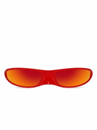 Balenciaga Eyewear Red Blade Sunglasses