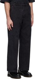 HOPE Black Stamp Trousers
