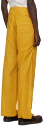 AIREI Yellow Khadi Trousers