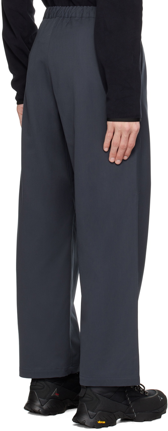 Goldwin 0 Gray Pleated Trousers