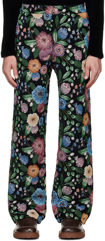 Photo: Andersson Bell Black Floral Trousers