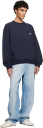 Solid Homme Navy Back Logo Sweatshirt