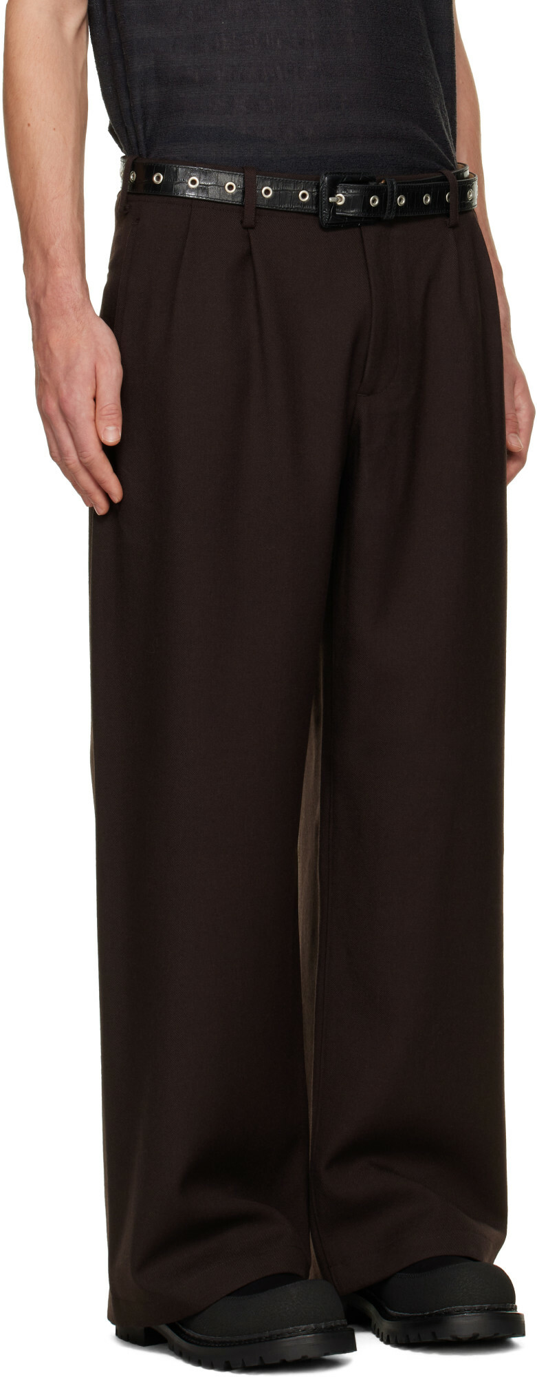 OUR LEGACY Brown Bridge Chino Trousers