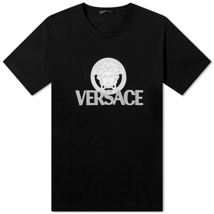 Photo: Versace Men's Medusa Print T-Shirt in Black