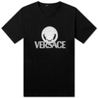 Versace Men's Medusa Print T-Shirt in Black