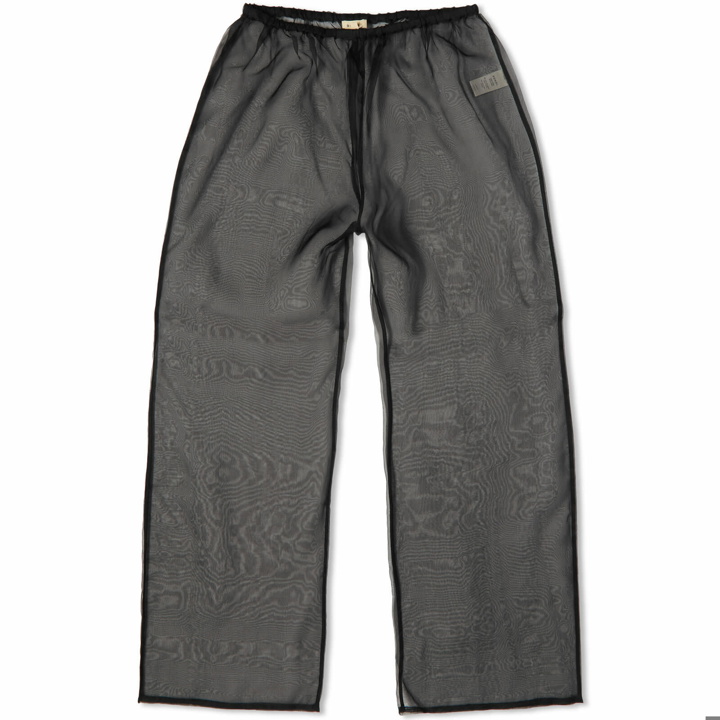 Photo: DONNI. Women's Organza Simple Trousers in Jet