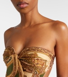 Zimmermann Mahon cutout printed swimsuit